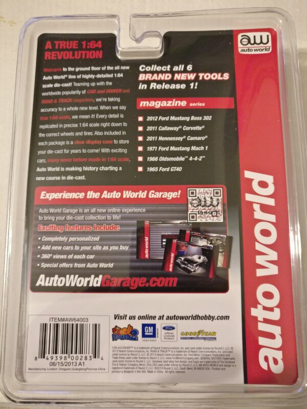 '11 Chevy Callaway Corvette (Licensed Premium: Release 1 Set A - 2013)