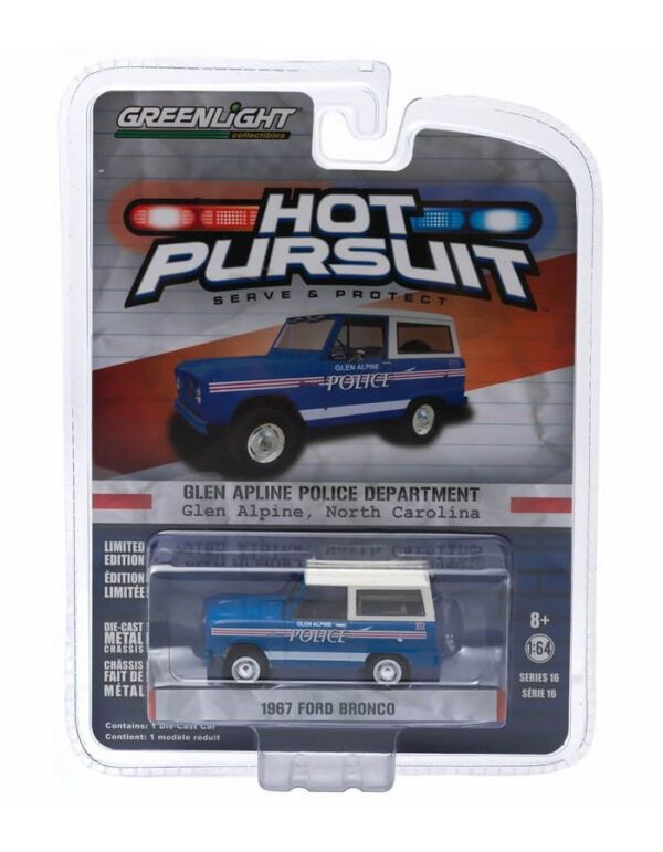 '67 Ford Bronco (Hot Pursuit Series 16 (Glen Apline Police Department) - 2015)