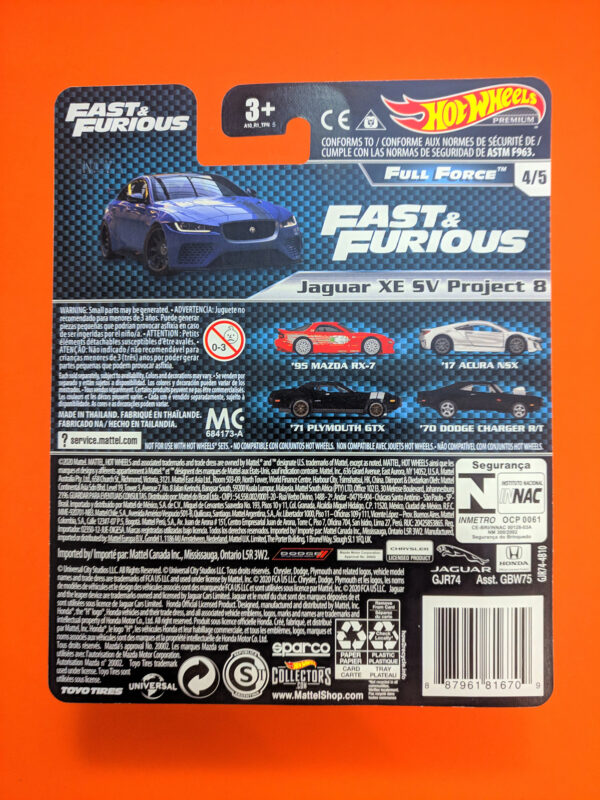 Jaguar XE SV Project 8 (Fast & Furious Premium Series: Full Force - 2020)