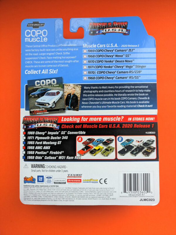'70 COPO Chevy Camaro RS/Z28 (Muscle Cars U.S.A.: Chevrolet COPO Muscle - 2020 Release 2 Set A)