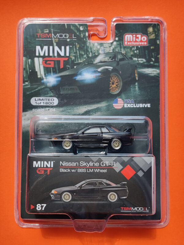 Nissan Skyline GT-R (R32) (Black w/ BBS LM Wheel, RHD, USA Exclusive - 2020)