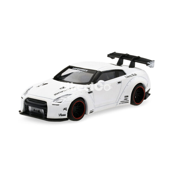 LB★WORKS Nissan GT-R R35 (Type 1, Rear Wing ver. 1, Matte White, LHD - 2019)