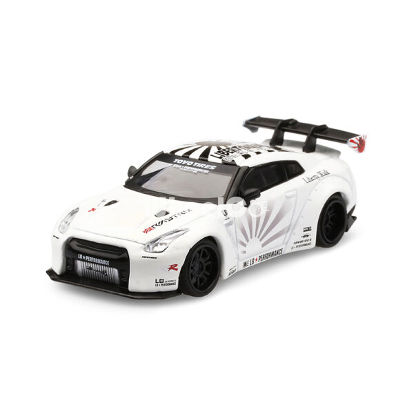 LB★WORKS Nissan GT-R R35 (Type 1, Rear Wing ver. 1+2, White, LHD, USA Exclusive - 2019)