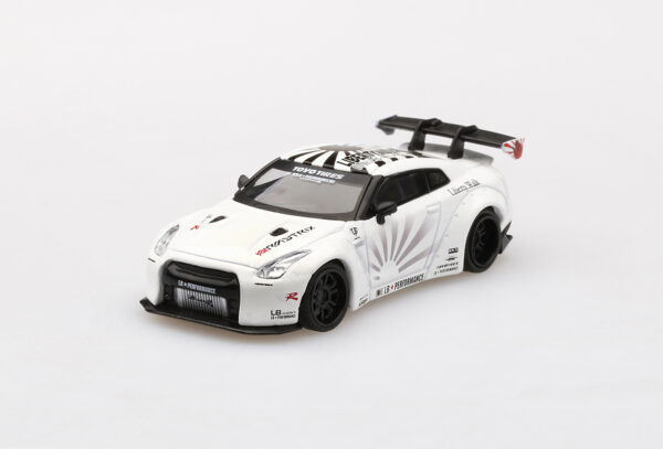 LB★WORKS Nissan GT-R R35 (Type 1, Rear Wing ver. 1+2, White, LHD, USA Exclusive - 2019)