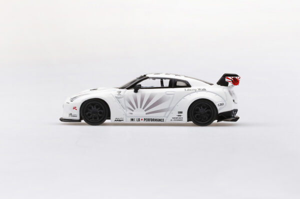 LB★WORKS Nissan GT-R R35 (Type 1, Rear Wing ver. 1+2, White, LHD, USA Exclusive - 2019)