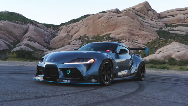 Pandem Toyota GT Supra (v1.0, Silver, LHD - 2021)