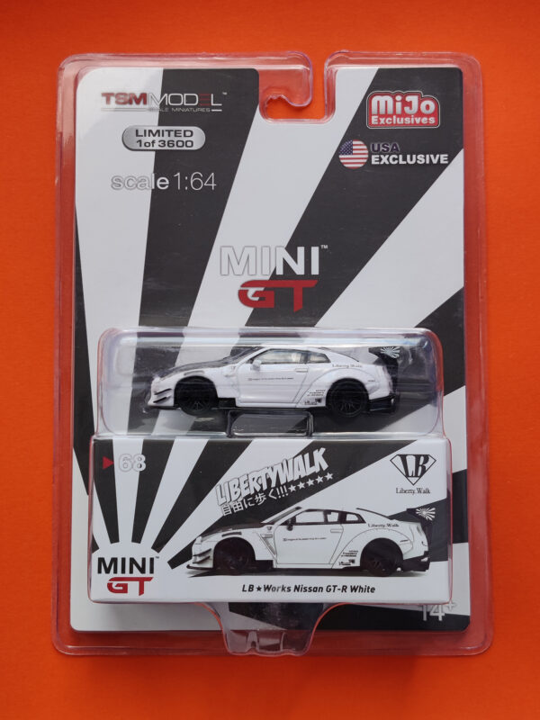 LB★WORKS Nissan GT-R R35 (Type 2, Rear Wing ver. 3, White, LHD, USA Exclusive - 2019)