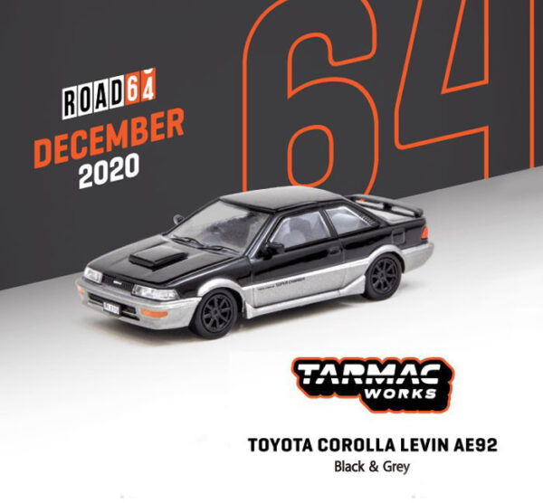 Toyota Corolla Levin AE92 (Road64: Black &  Grey - 2020)