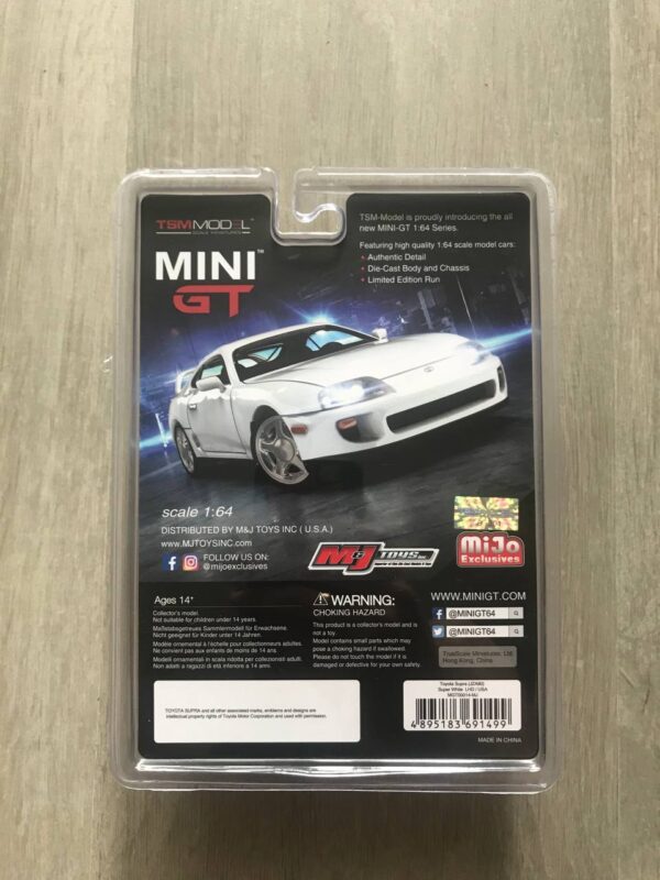 Toyota Supra (JZA80) (Super White, LHD, USA Exclusive - 2019)