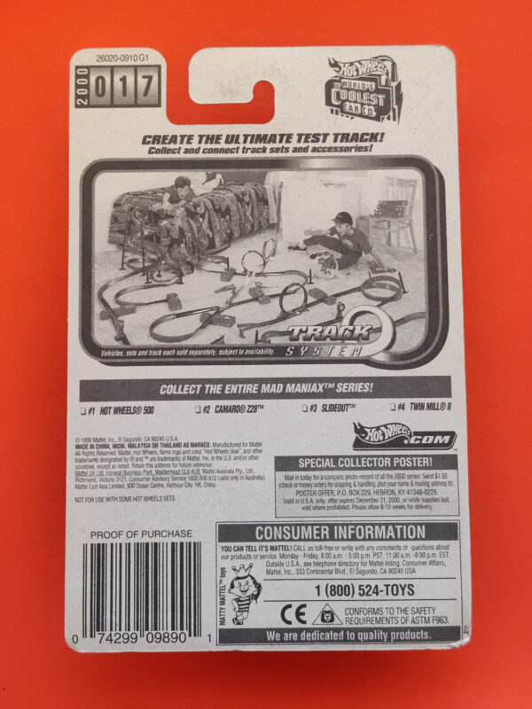 Hot Wheels 500 (Mad Maniax Series - 2000)