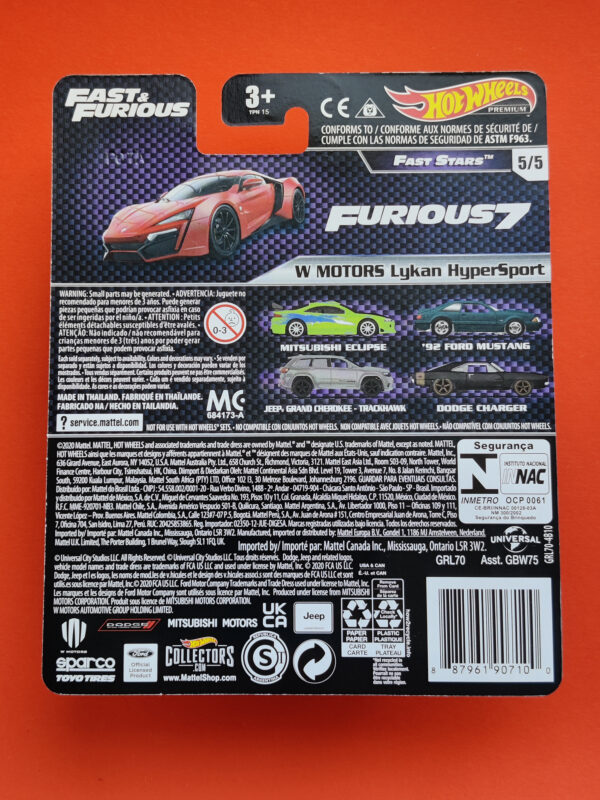 W MOTORS Lykan HyperSport (Fast & Furious Premium Series: Fast Stars - 2021)
