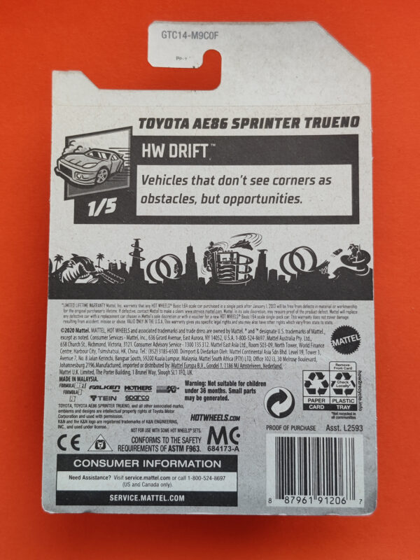 Toyota AE86 Sprinter Trueno (HW Drift - 2021)
