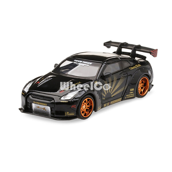 LB★WORKS Nissan GT-R R35 (Type 1, Rear Wing ver. 1+2, Black w/ Copper Wheel, LHD, USA Exclusive - 2020)