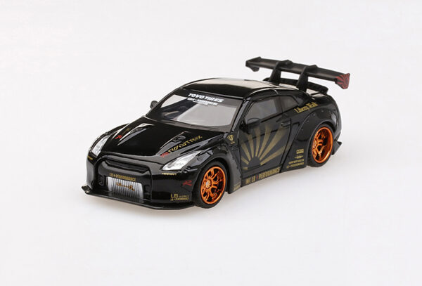 LB★WORKS Nissan GT-R R35 (Type 1, Rear Wing ver. 1+2, Black w/ Copper Wheel, LHD, USA Exclusive - 2020)