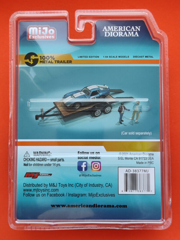 Haul N Go Trailer Set 1 with 2 Figures (1/64 Scale Models: MiJo Exclusives - 2021)