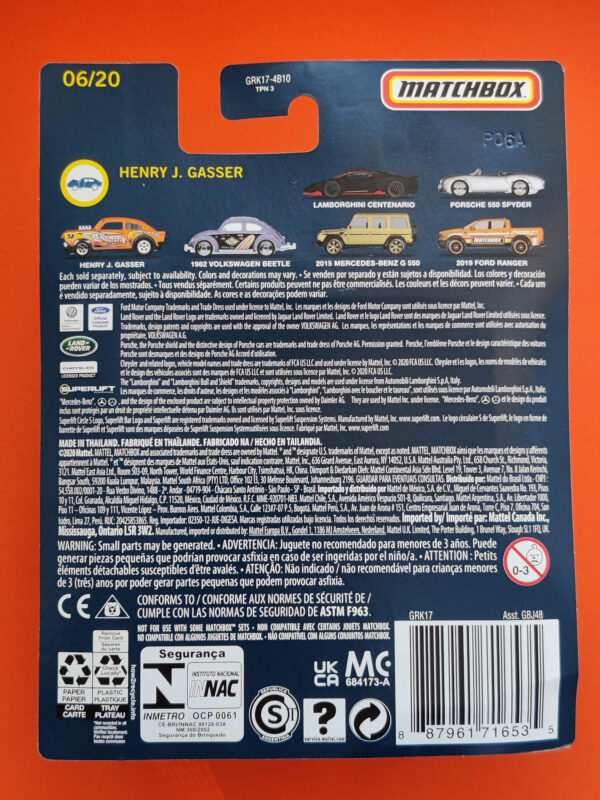 Henry J. Gasser (Matchbox Collectors Series - 2021)