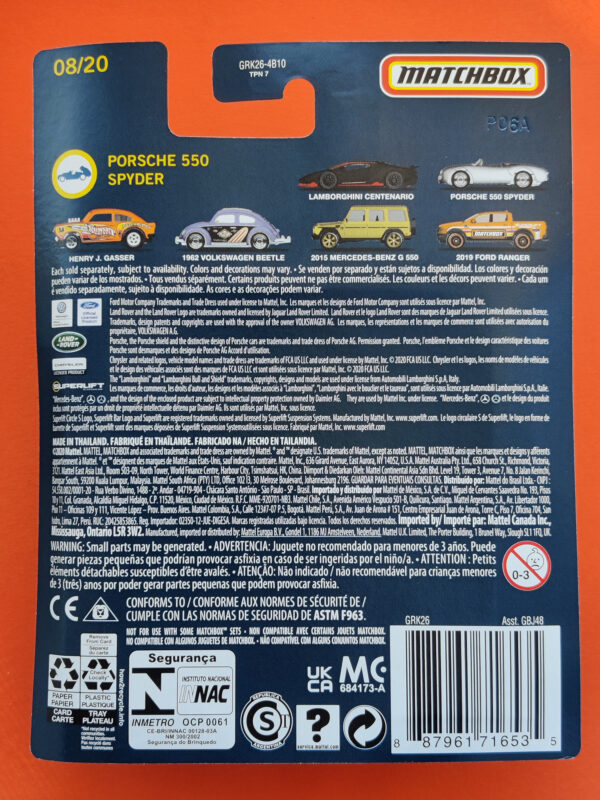 Porsche 550 Spyder (Matchbox Collectors Series - 2021)