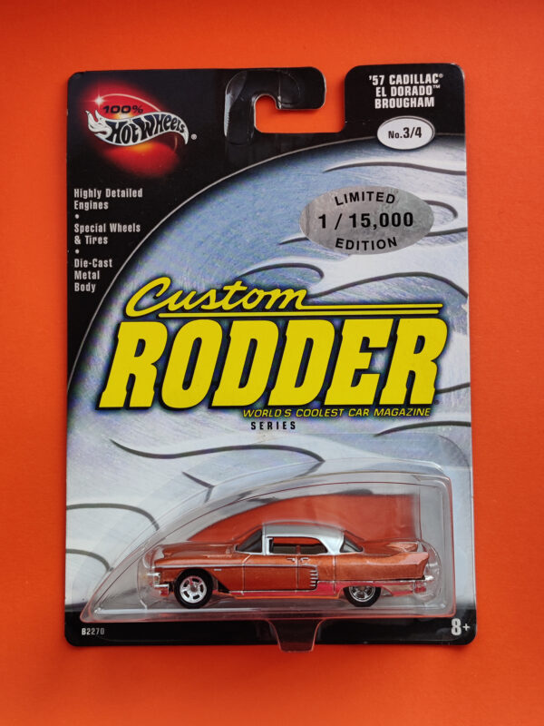'57 Cadillac Eldorado Brougham (100% Hot Wheels: Custom Rodder World's Coolest Car Magazine Series - 2003)