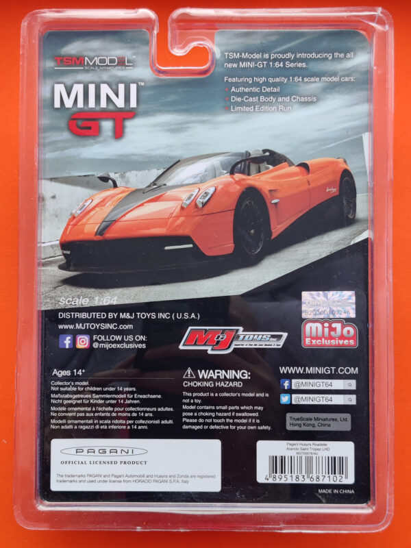 Pagani Huayra Roadster (Arancio Saint Tropez, LHD, USA Exclusive - 2020)