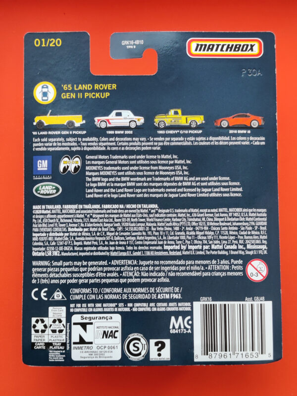 '65 Land Rover GEN II Pickup (Matchbox Collectors Series - 2021)