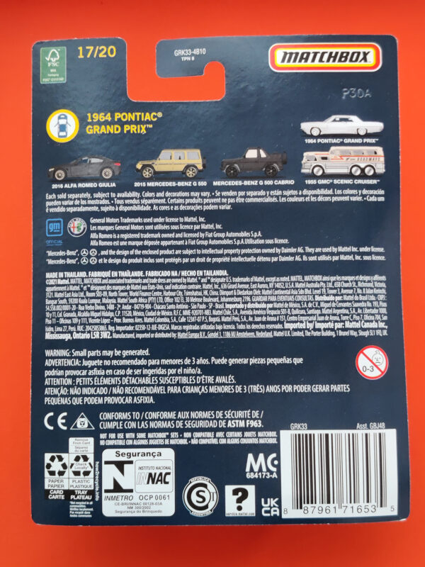'64 Pontiac Grand Prix (Matchbox Collectors Series - 2021)