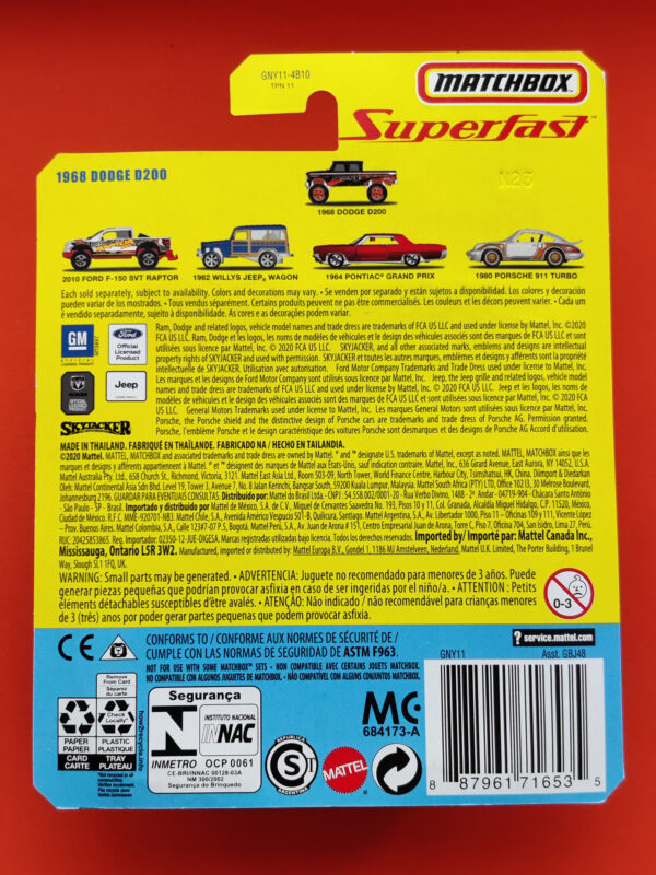 '68 Dodge D200 (Superfast Series - 2020)
