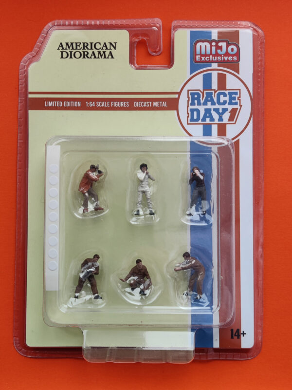 Race Day 1 Figures (1/64 Scale Figures: MiJo Exclusives - 2021)