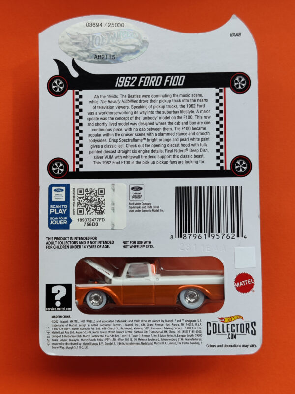 '62 Ford F100 (Red Line Club - 2022)