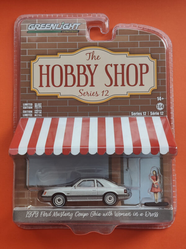 '79 Ford Mustang Coupe Chia with Woman in a Dress (The Hobby Shop Series 12 - 2022)