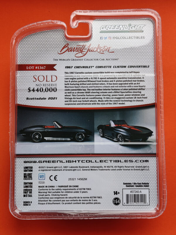 '67 Chevrolet Corvette Convertible (Barrett Jackson Series 8: 50th Anniversary - 2021)
