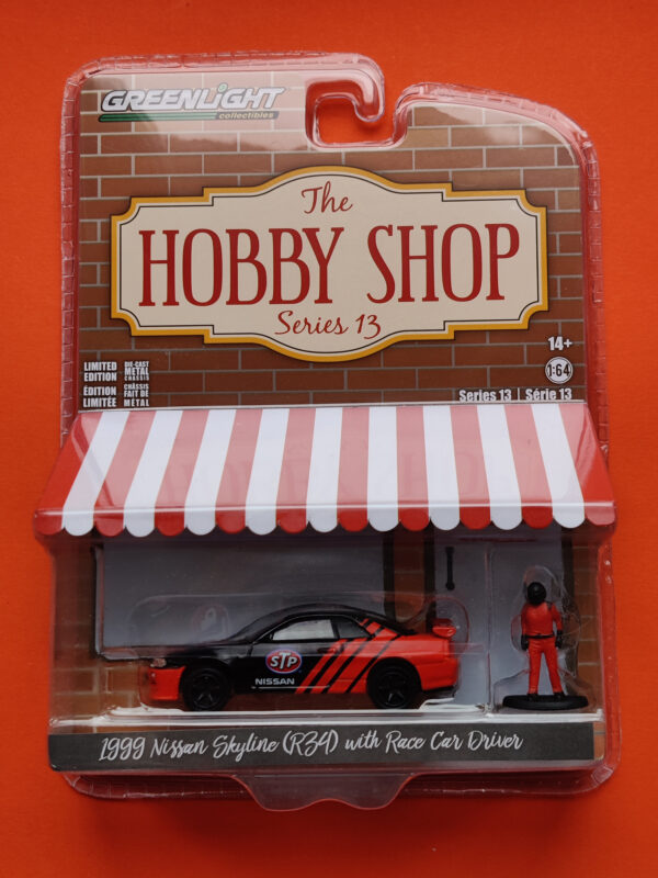 '99 Nissan Skyline (R34) with Race Car Driver (The Hobby Shop Series 13 - 2022)