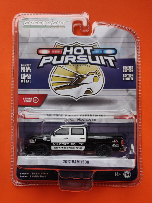 '17 Ram 1500 (Hot Pursuit Series 40 (Milford Police Department) - 2021)