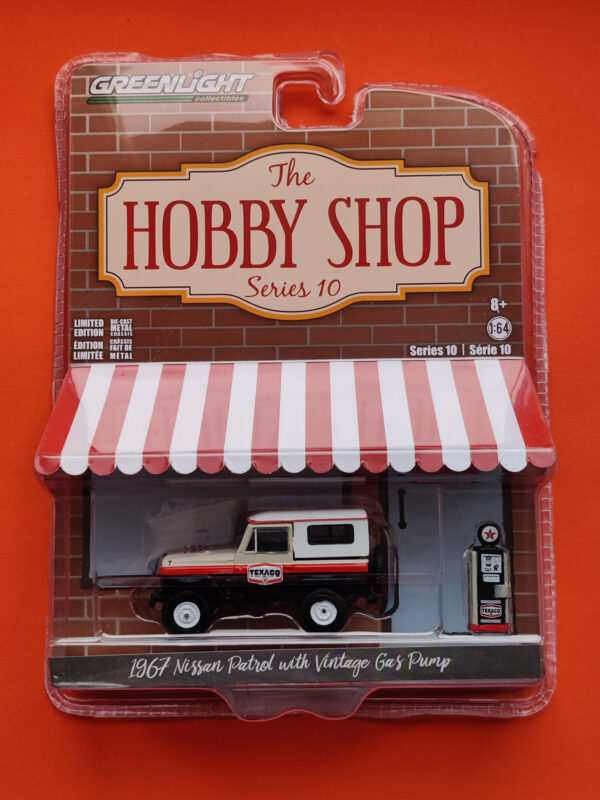 '67 Nissan Patrol with Vintage Gas Pump (The Hobby Shop Series 10 - 2020)