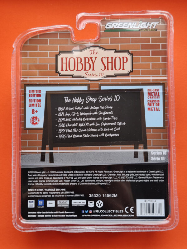 '67 Nissan Patrol with Vintage Gas Pump (The Hobby Shop Series 10 - 2020)