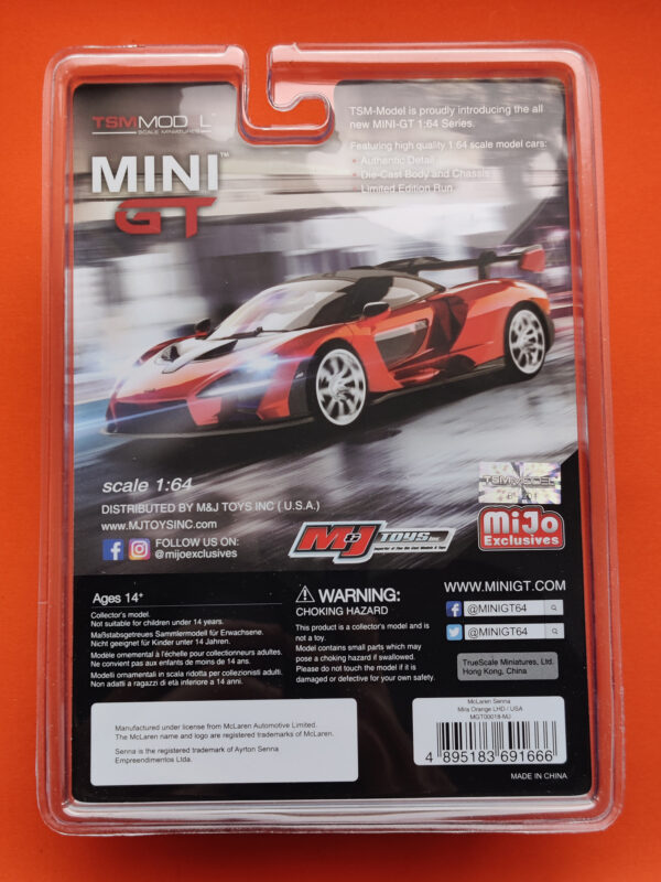 McLaren Senna (Mira Orange, LHD, USA Exclusive - 2019)