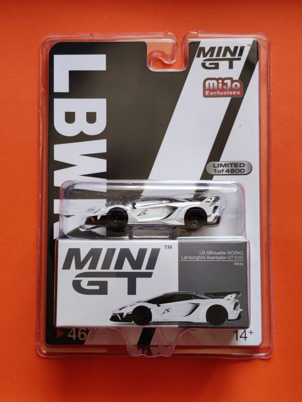 LB-Silhouette WORKS Lamborghini Aventador GT EVO (White, LHD - 2023)