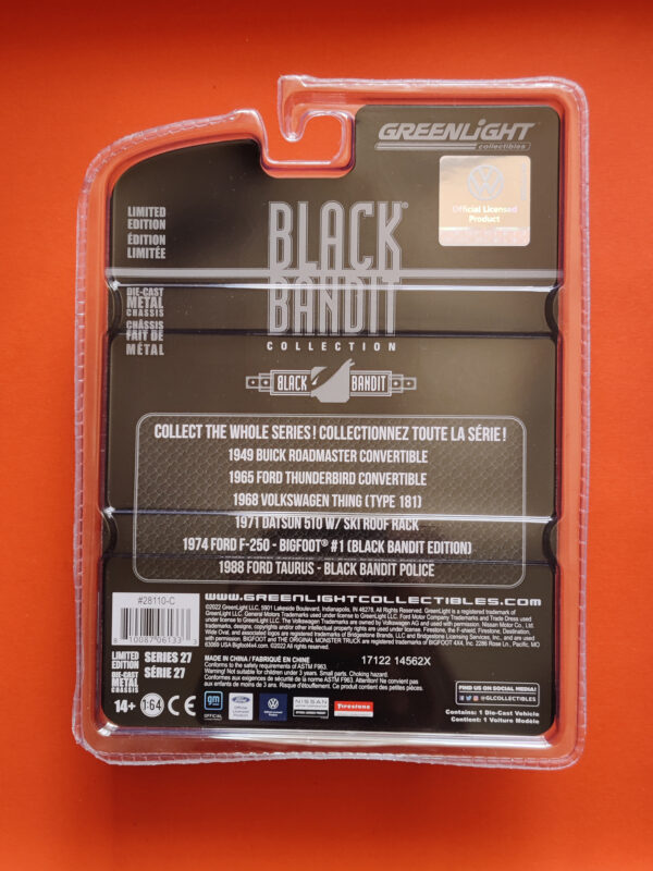 '68 Volkswagen Thing (Type 181) (Black Bandit Collection Series 27 - 2022)
