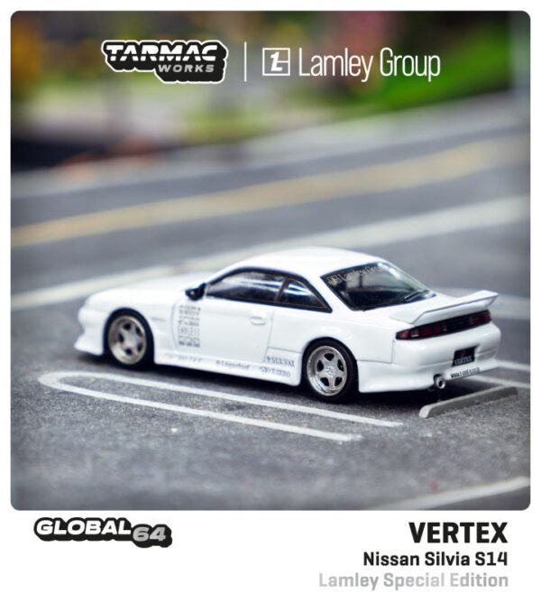 VERTEX Nissan Silvia S14 (Global64: White, Lamley Special Edition - 2022)