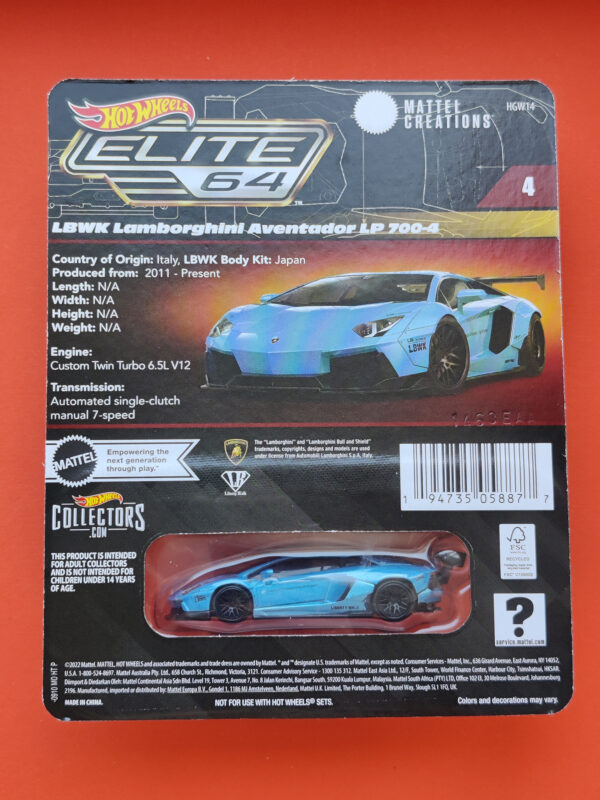 LBWK Lamborghini Aventador LP 700-4 (HWC Elite 64 Series - 2023)