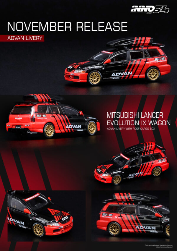 Mitsubishi Lancer Evolution IX Wagon ("Advan" Livery with Roof Cargo Box - 2021)