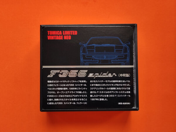 Ferrari F355 Spider (TLV-NEO, Dark Blue - 2022)