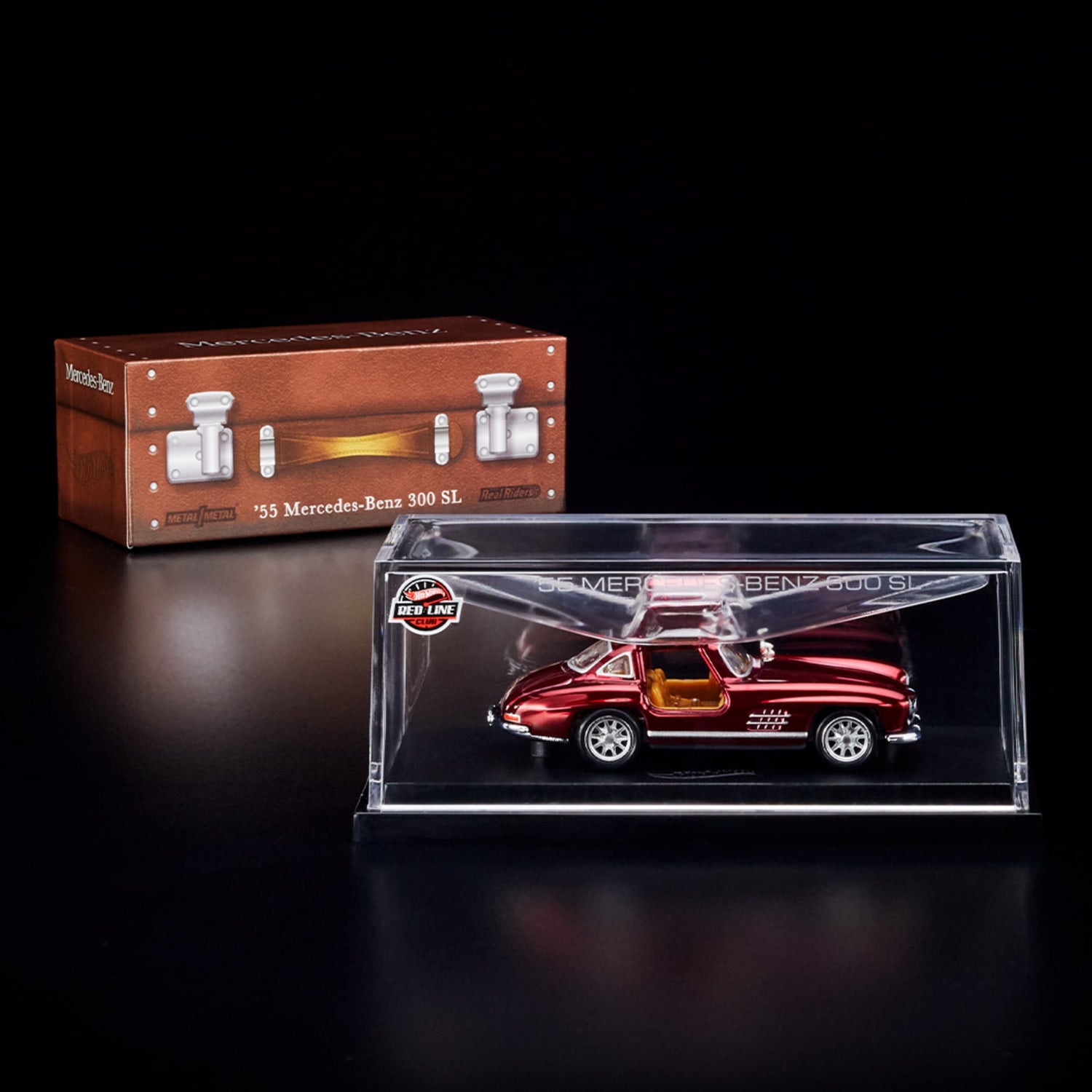 Попереднє замовлення на Hot Wheels RLC 1955 Mercedes-Benz 300 SL – “Oxblood” - фото 1 Попереднє замовлення на Hot Wheels RLC 1955 Mercedes-Benz 300 SL – “Oxblood” - фото 1