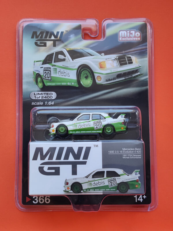 Mercedes-Benz 190E 2.5 16 Evolution II (#20, 1991 DTM Zakspeed, Michael Schumacher - 2023)