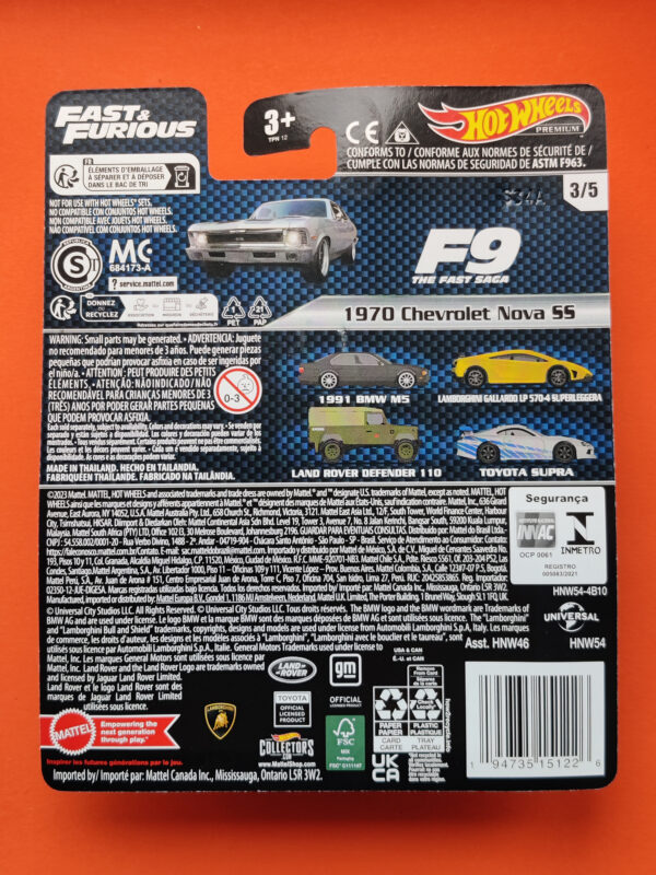 '70 Chevrolet Nova SS (Fast & Furious Premium Series: Mix 4 - 2023)