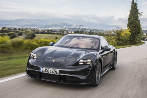 Porsche Taycan Turbo S (Volcano Grey Metallic, LHD - 2022)