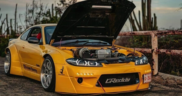 Nissan Silvia Rocket Bunny (Bronze Yellow, RHD - 2024)