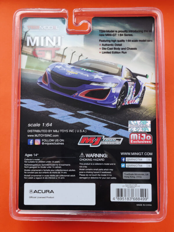 Acura NSX GT3 (#86, "Uncle Sam" 2017 IMSA, Watkins Glen, USA Exclusive - 2019)
