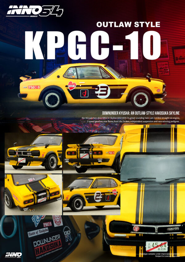 Nissan Skyline 2000 GT-R (KGC10) (Outlaw-Style Hakosuka Skyline - 2024)