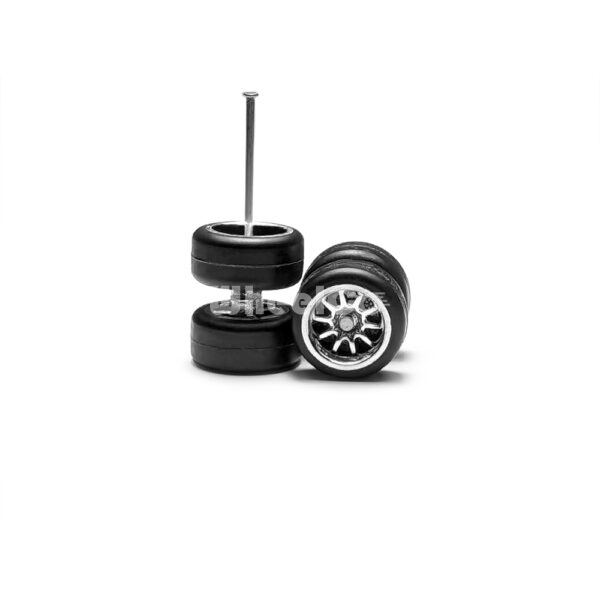 Hot Wheels Real Riders 10 Spokes Wheels (Chrome)