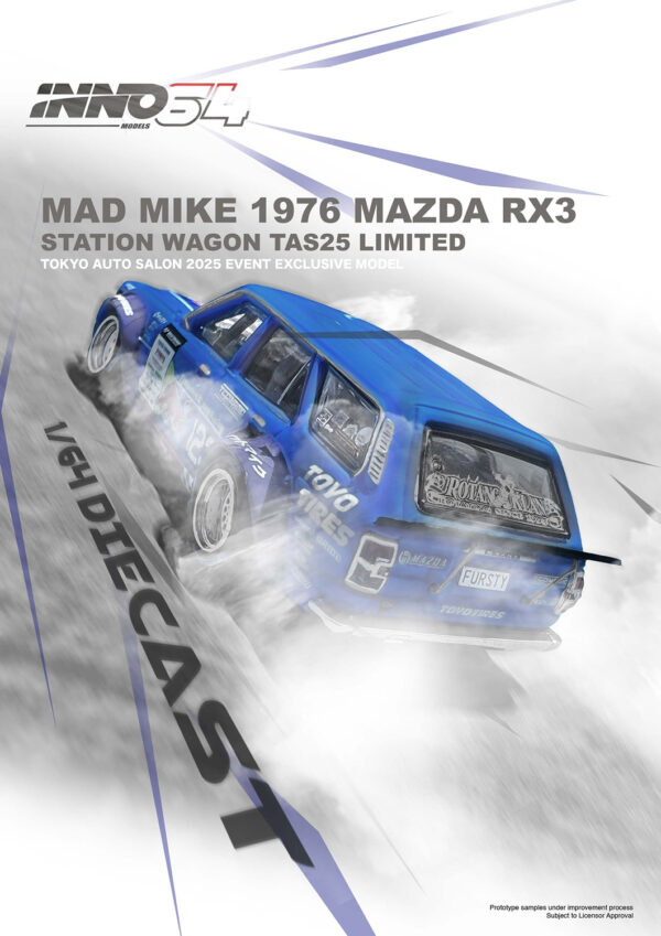 Mad Mike '76 Mazda RX3 Station Wagon (Tokyo Auto Salon 2025 Special Edition - 2025)